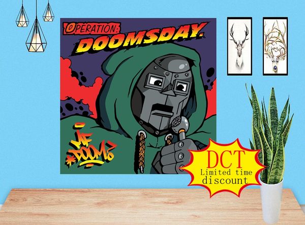 

operation doomsday poster mf doom rap album poster music cover silk art print 000