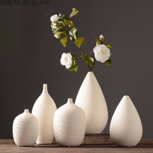 

handmade creative simple ceramic flower arrangement dried accessories vase decoration living room home vases