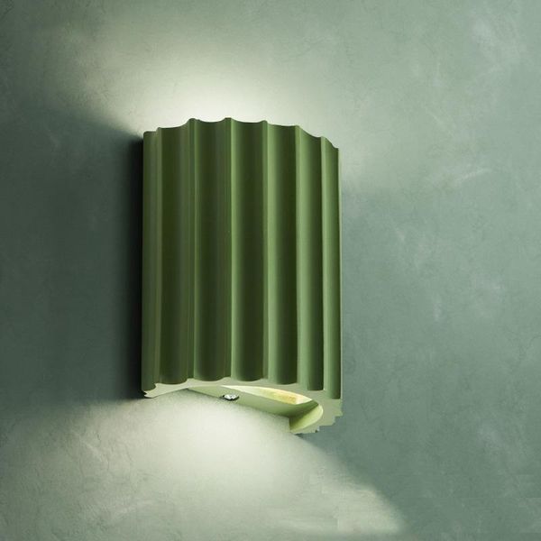 

wall lamp nordic net red bedroom home porch aisle living room background simple and modern