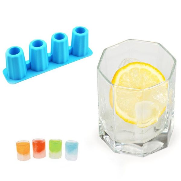 

blue 4 hole ice cube tray mold makes s glasses mould novelty gifts summer drinking tool glass baking moulds