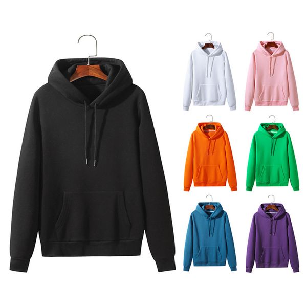 

new hanging smen's basic pullover hoodie w08, Black