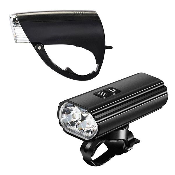 bike lights 2 set bicycle light usb rechargeable waterproof led headlight,a & b