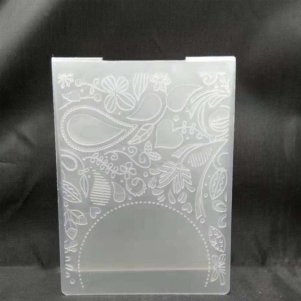 

craft tools zatbws 3d city wall embossing plates design diy paper cutting dies scrapbooking plastic folder