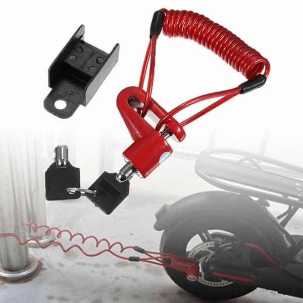 

bike locks electric scooter wheels disc brakes anti-theft lock with steel wire cycling bicycle mountain