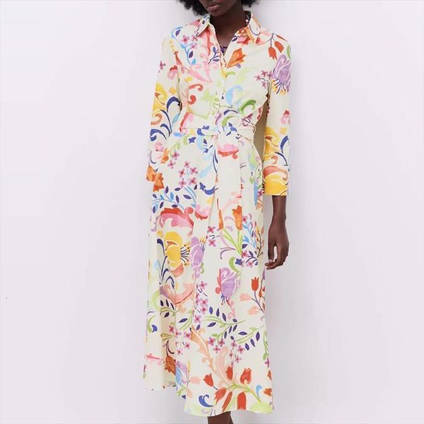 

za fashion geometry print shirt women dresses style with slash spring arrival long sleeve ladies midi vestidos ozz1034, Black;gray