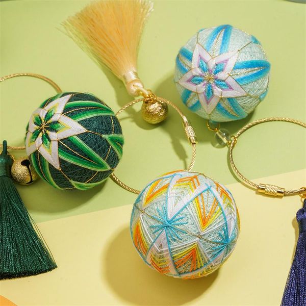 

other arts and crafts handbow ball diy embroidery material vintage style bag pendant key chain