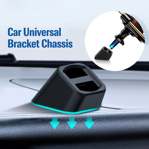 Universal Wireless Auto Ladegerät Stehen Basis Armaturenbrett-halterung Auto Handy Halter Halterung Air Outlet Clip Zubehör