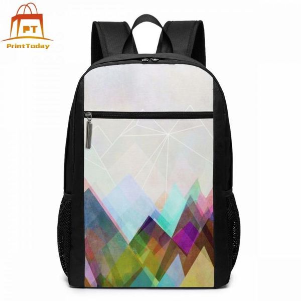

backpack geometry backpacks trending shopper bag pattern teenage men's - women's bags