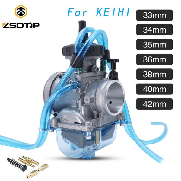 

motorcycle fuel system zsdtrp for keihin carburetor universal 33 34 35 36 38 40 42mm pwk carburador power jet bing