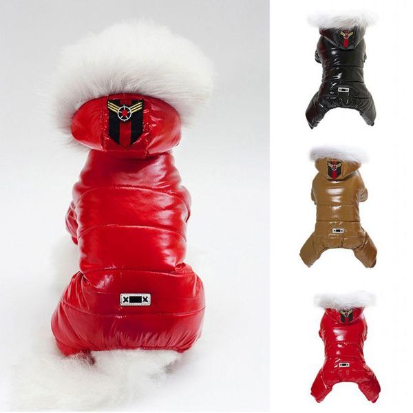 

dog apparel pet clothes four legs cotton thick winter for small chihuahua arrived
