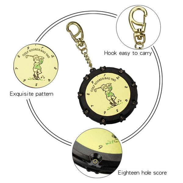 

golf training aids ly 2 pcs 18 hole impact bar s round score counter equipment s66