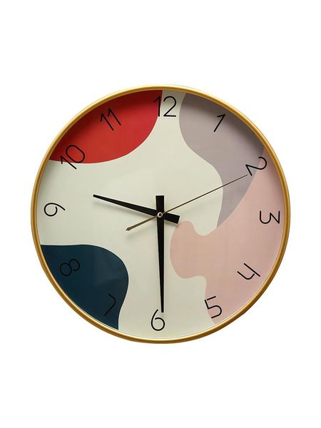 

european-style modern wall clock simple living room fashion punch bedroom alarm home decoration ornaments clocks