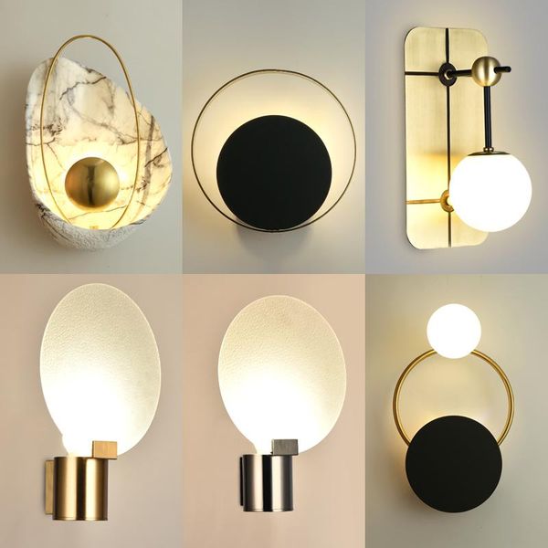 

wall lamp postmodern minimalist art designer living room decorative personality simple passage bedside stair