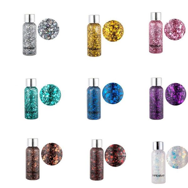 

nail glitter diy decorate woman eye makeup body sequins bottled multicolor, Silver;gold