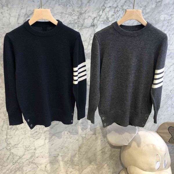 

high version 21ss new style basic pullover t-neck children's sweater, White