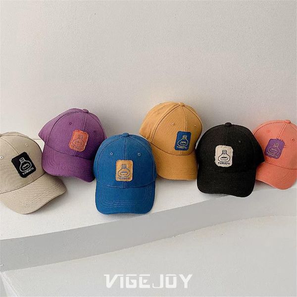 

caps & hats autumn fashion baseball for kids boys girls lovely cartoon light bulb baby sun spring summer children, Yellow