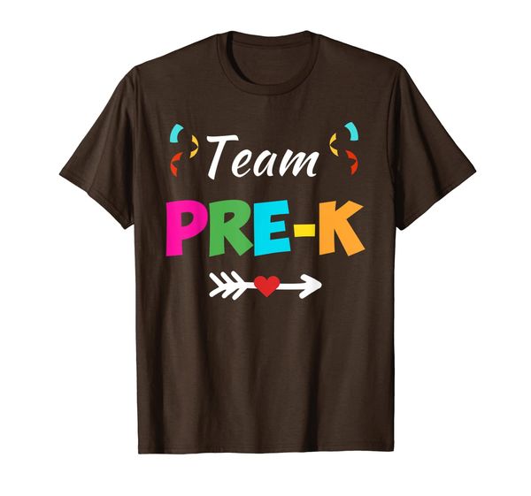 

team pre-k teacher tshirt back to school gift t-shirt t-shirt, White;black