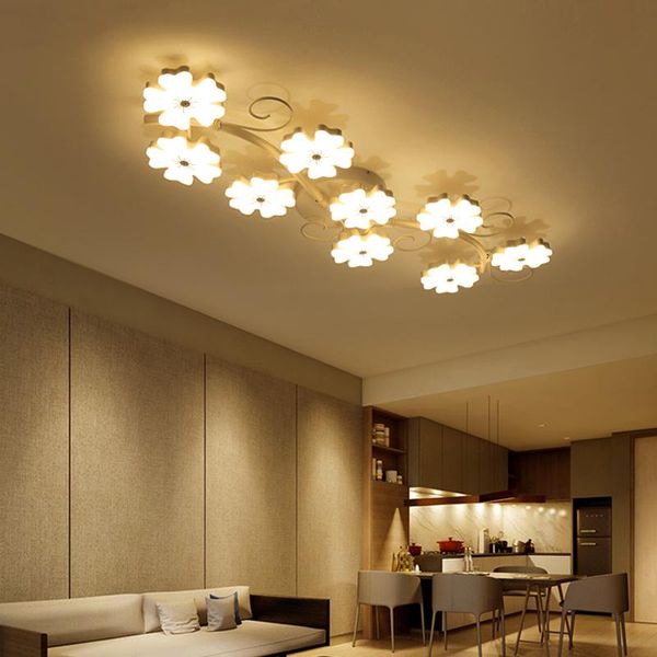 

ceiling lights nordic home deco lighting post-modern illumination living room fixtures bedroom lamps plum led aisle