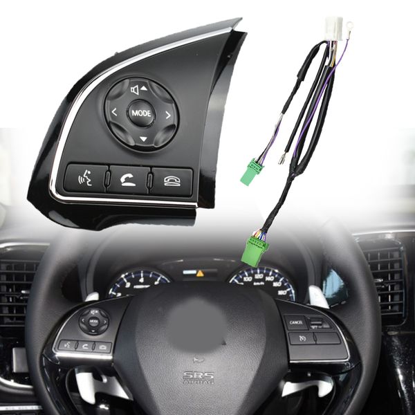 

left+wire for mitsubishi outlander 2016 2017 2018 2019 2020 switch cruise control steering wheel button audio android player