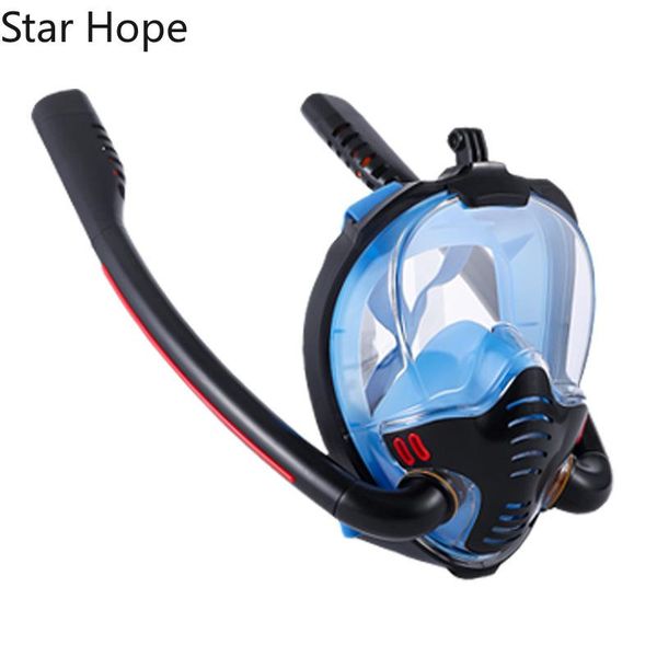

diving masks mask men women goggles equipment swimming snorkel double breath mascara tube silicone full dry scuba 2021