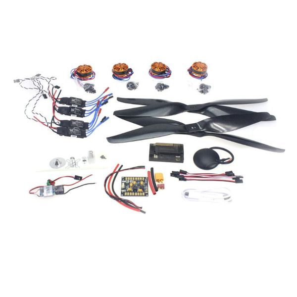 

hexacopter aircraft electronic:700kv brushless motor 30a esc bec 1555 propeller gps apm2.8 flight control f15276-b drones