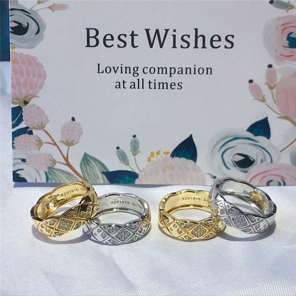 

cluster rings 100% s925 sterling silver ring.original classic -selling fashion temperament elegant ring; gift for girlfriend, Golden;silver