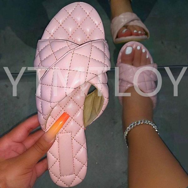 

women's slippers summer flat heel sandals casual shoes open toe beach fashion candy colors plus size shallow with, Black