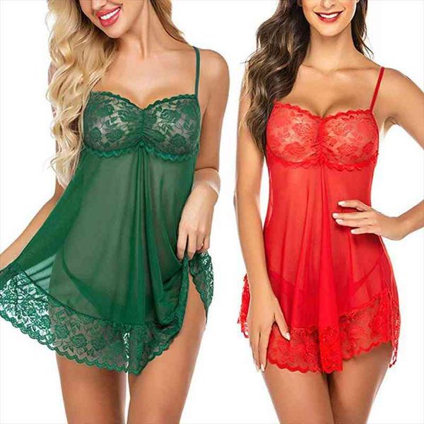

fashion multicolor sling womens sleepwears net yarn nightdress selling style underwear factory direct sales, Black;red