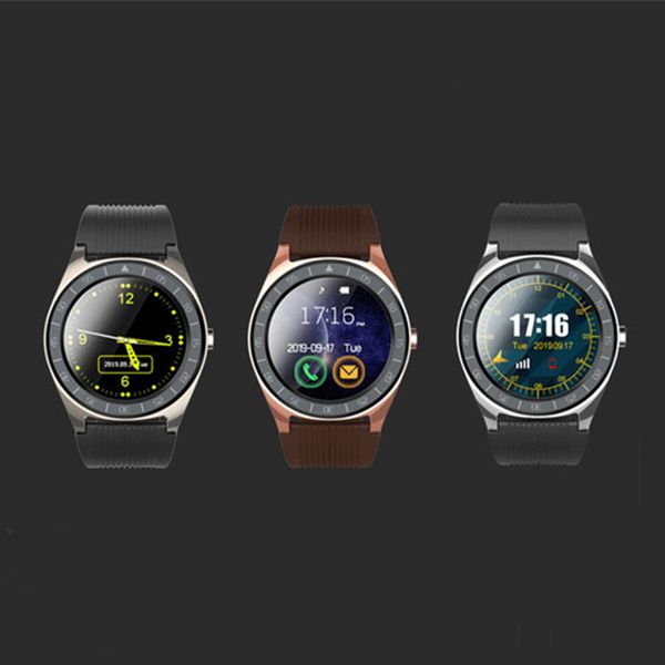100% novo v5 relógios inteligentes bluetooth 3.0 sem fio smartwatches sim inteligente telefone celular assistir inteligente para celulares android com caixa