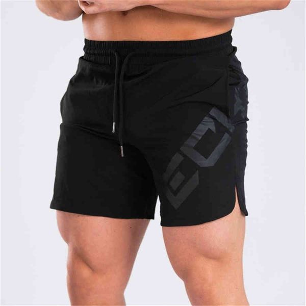 

men's shorts mens fitness bodybuilding man summer gyms workout male breathable mesh quick dry sportswear jogger beach short pants cs19, White;black