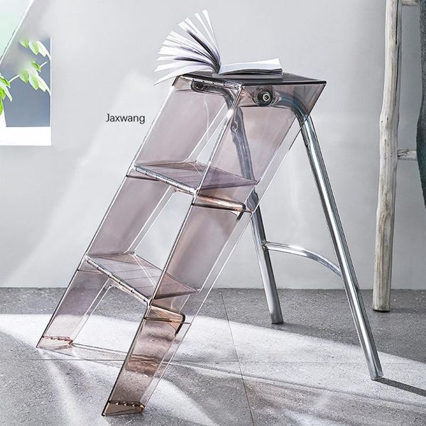 

hangers & racks nordic home furniture stainless steel bracket ladder folding reinforced indoor herringbone multi-functional three-step