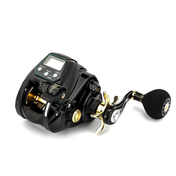 

ecooda gear ratio 2.8:1 electric fishing reel line counter saltwater ocean baitcasting reels