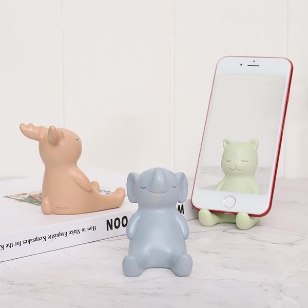 

cell phone mounts & holders creative cute stand computer mobile holder decoration funny small animal shape ornaments gift