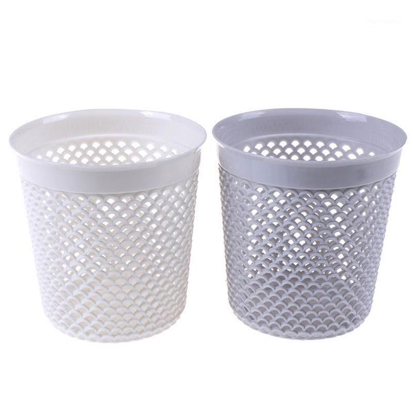 

storage baskets deskrubbish creative multifunctional hollow out basket pen pot makeup brush holder office home decor crafts 2 colors1