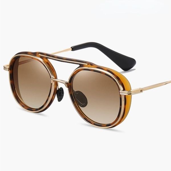 

sunglasses 2021 gothic steampunk polarized women brand designer vintage men sun glasses uv400 eyewear, White;black