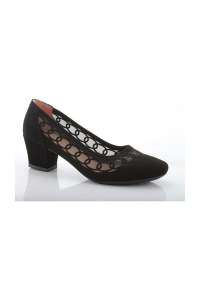 

dress shoes women's thick high-heeled, Black