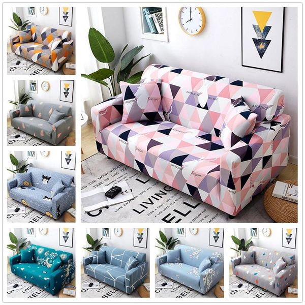 

chair covers europe sofa slip cover 1pcs 1/2/3/4 seaters case 14style printed of for living room modern seat couch