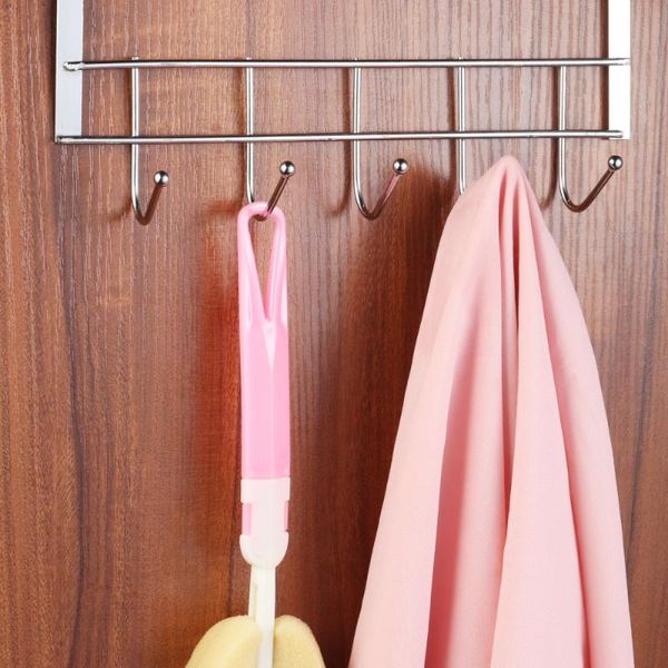 

hooks & rails stainless steel towel door wall mounted bath hook hanger with 5