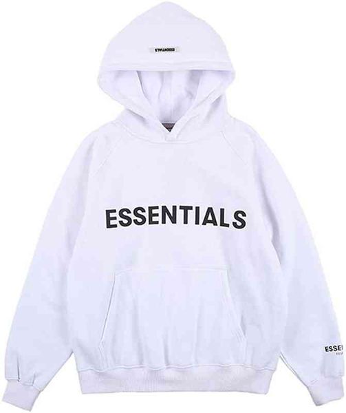 

2021 new high street fashion brand men's and women's lovers wear large loose plush hooded pullover, Blue;black
