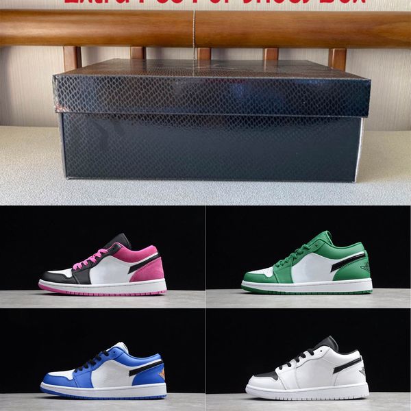 

mens 1 basketball shoes jumpman low 1s women banned bred chicago black toe court purple pine green unc shadow sneakerqia3