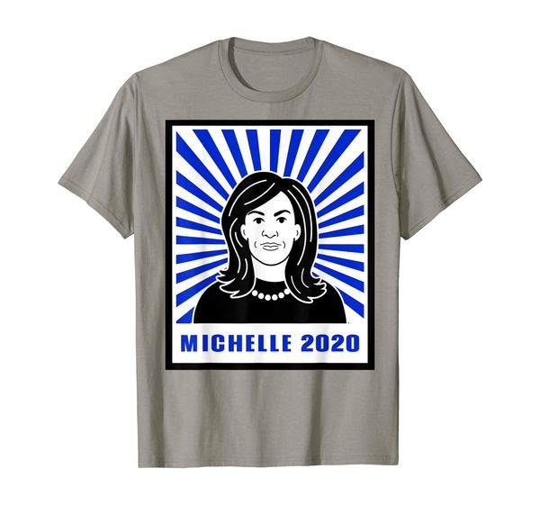 

michelle obama 2020 for u.s. president t-shirt, White;black