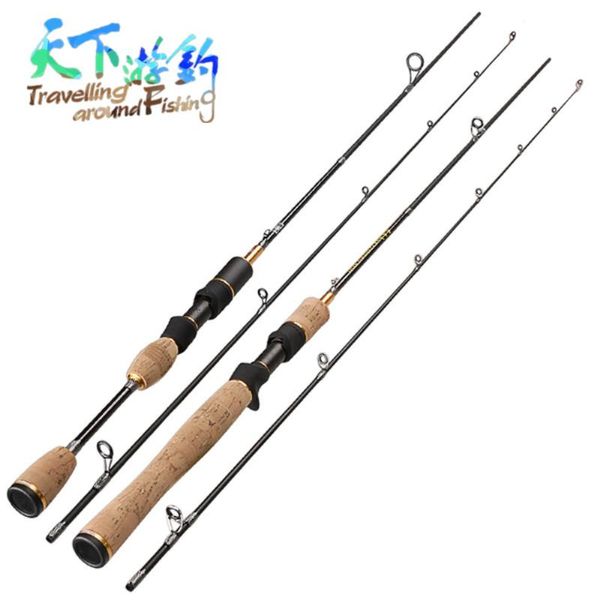 

1.8m spinning or casting fishing rod ul power lure weight 0.5-5g 2 section carbon fiber carp pole pesca boat rods