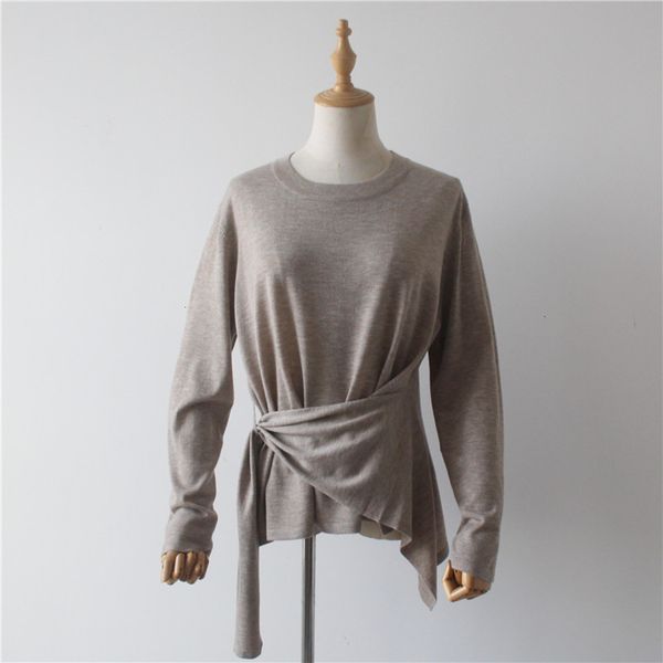 

women's sweaters sweater minimalist design irregular long sleeve pullover autumn winter round neck bottomed for women 9dv4, White;black