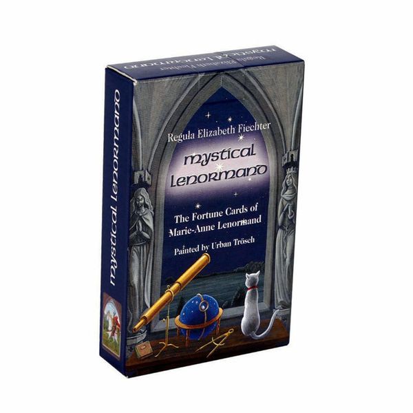 36 PCS Mystical Lenormand Oracles Cartões Inglês Inglês Completa Tarot Misterioso Divinção Família Festa Engraçado Jogos Jogos Individual