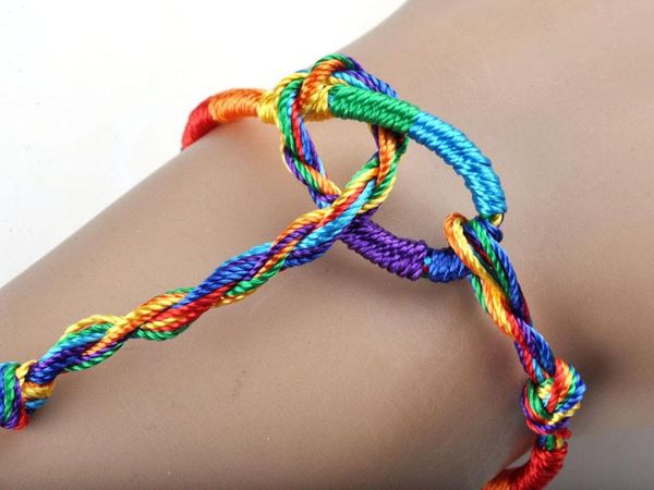 

link, chain 50pcs jewelry lot braid strands friendship cords handmade bracelets bangles for women pendant accessories gift, Black