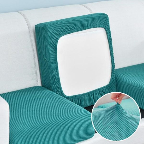 

chair covers 1 piece polar fleece fabric sofa cushion cover stretch elastic seat case for living room 1/2/3/5