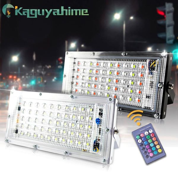 

spotlights kaguyahime led floodlight outdoor lamp 50w 100w ac 220v 240v reflector light waterproof ip65 street garden lamps spotlight