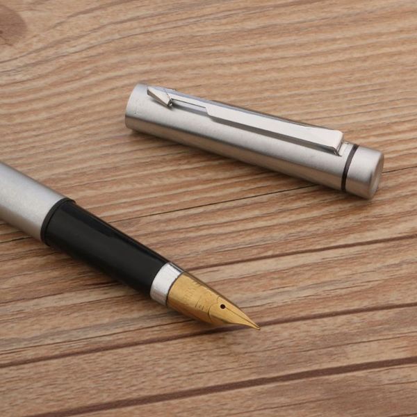 

fountain pens wing sung 234 pen stainless steel arrow clip golden the 90s big bag tip stationery office school supplies