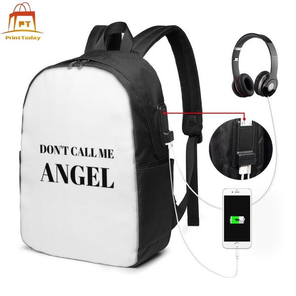 

backpack rey don't call me angel backpacks teen multi function bag men - women bags