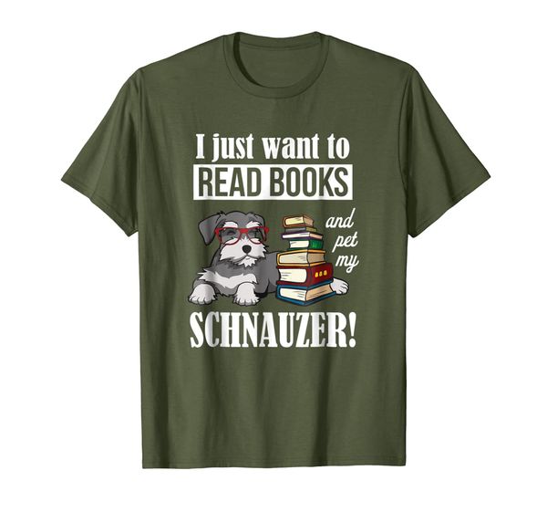 

Schnauzer Tshirt - Schnauzer Gifts - books, Mainly pictures